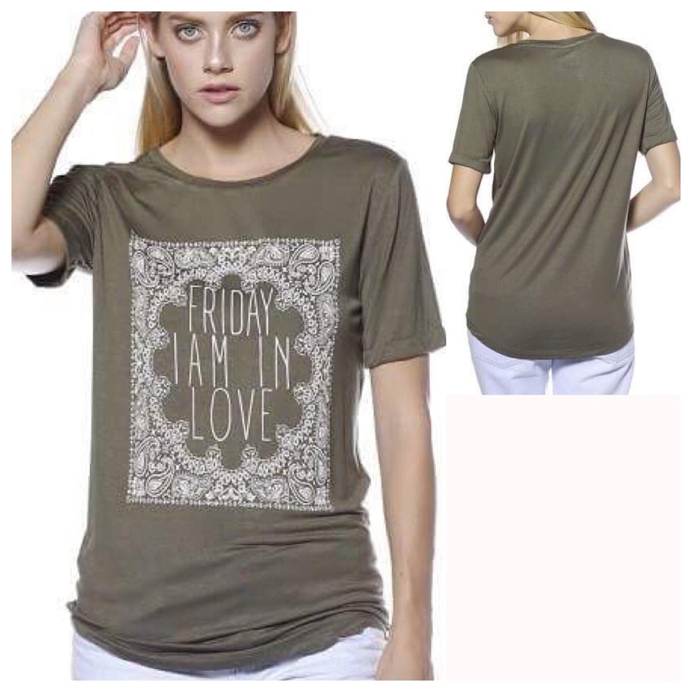 Friday I'm In Love Soft Graphic Tee - Picture 1 of 3